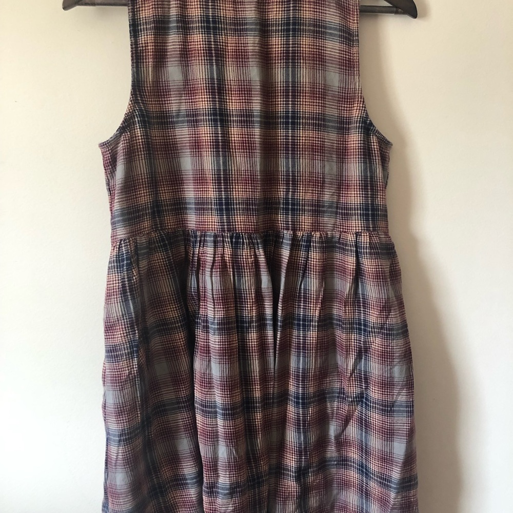 American eagle plaid babydoll dress